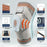 AOLIKES 7731 1Pc Basketball Knee Brace Silicone Padded Knee Support Running Knee Compression Sleeve - Navy Blue M - 3