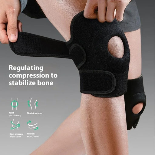 GOLOVEJOY HX41 1Pc Sports Knee Brace Compression Wrap Support Meniscus Protection Knee Guard - 2
