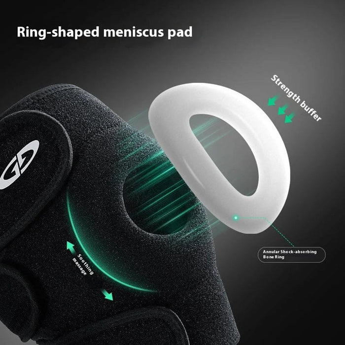GOLOVEJOY HX41 1Pc Sports Knee Brace Compression Wrap Support Meniscus Protection Knee Guard - 4