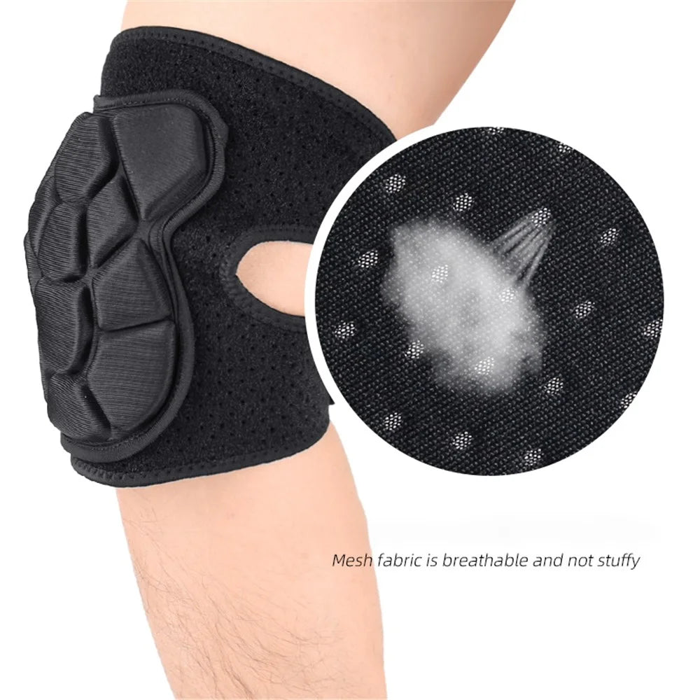 105 1Pc Adult Sports Knee Pad Moisture Wicking Anti Collision Turtle Shell Knee Protector for Exercise, Size M - 5
