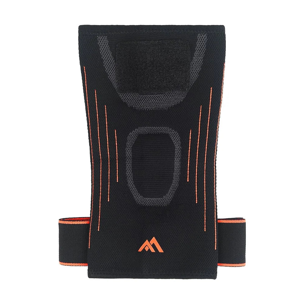 GOUNOD HJ0113 Sports Knee Brace Support Compression Bandage Knee Protector for Running Hiking Cycling - Black / M - 2