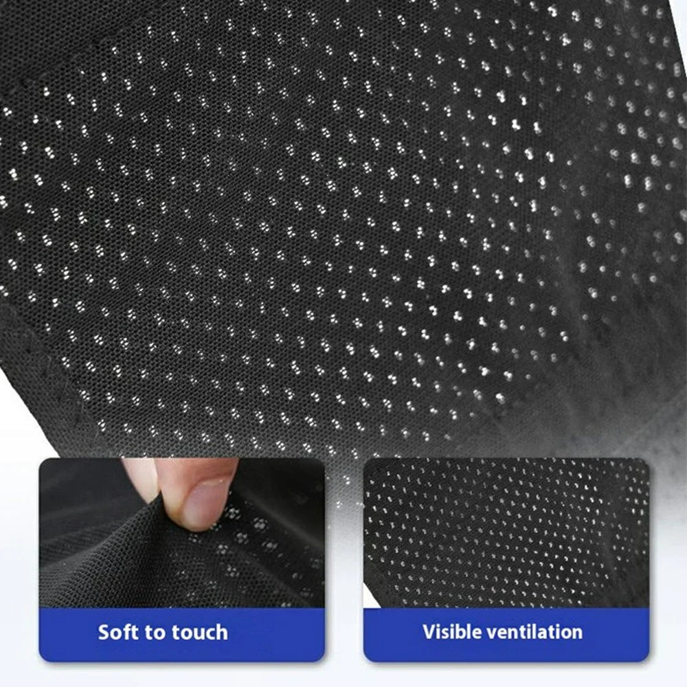 GOUNOD HJ061 1Pc Breathable Knee Brace Meniscus Protection Patella Support Compression Sport Running Knee Guard - Black S - 6