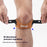 GOUNOD H15 1Pc Sports Compression Knee Strap Double Layer Cowhide Leather Patella Support for Running / Cycling - Brown - 2