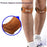 GOUNOD H15 1Pc Sports Compression Knee Strap Double Layer Cowhide Leather Patella Support for Running / Cycling - Brown - 5