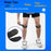 GOUNOD H15 1Pc Sports Compression Knee Strap Double Layer Cowhide Leather Patella Support for Running / Cycling - Brown - 6