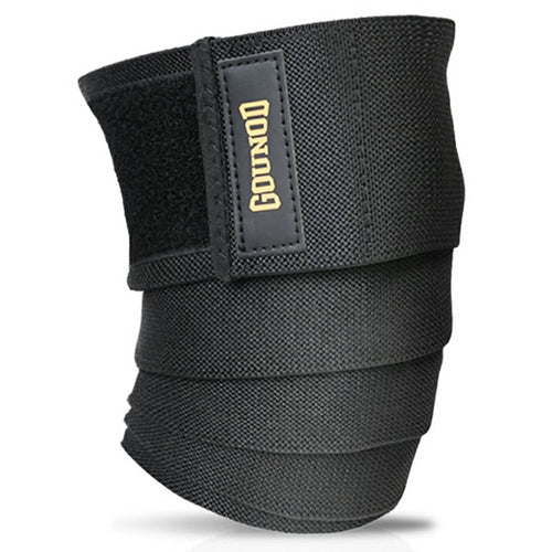GOUNOD HJ062 1Pc Knee Support Compression Wrap Fitness Weightlifting Powerlifting Squat Knee Brace - S - 1