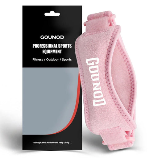 GOUNOD HJ089 1Pc Knee Brace Patella Support Strap Men Women Sports Running Fitness Compression Knee Protector - Pink - 1