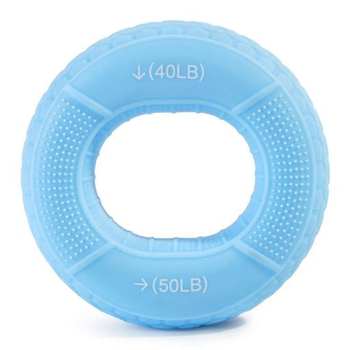 GOUNOD SK014 Silicone Hand Grip Strengthener Hand Strength Training Stress Relief Grip Ring - Blue / 40-50LB - 1