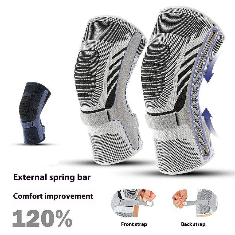 VILICO AB159 Sports Knee Brace Running Fitness Cycling Breathable Patella Protection Joint Sleeve - Blue / M - 2
