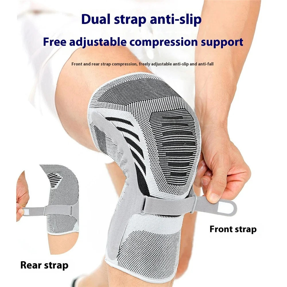 VILICO AB159 Sports Knee Brace Running Fitness Cycling Breathable Patella Protection Joint Sleeve - Blue / M - 3