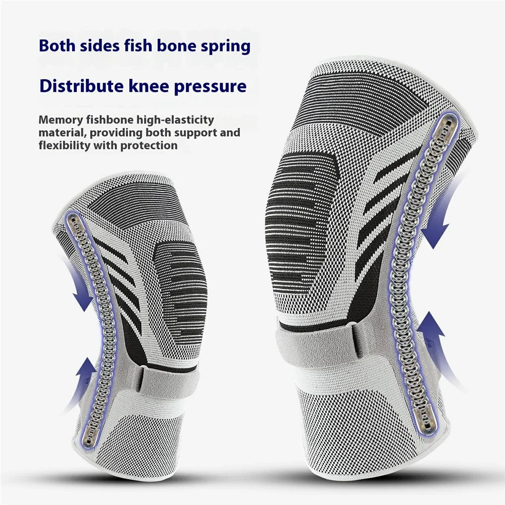 VILICO AB159 Sports Knee Brace Running Fitness Cycling Breathable Patella Protection Joint Sleeve - Blue / M - 4