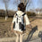 AZELA A1341 Lightweight Foldable Backpack Waterproof Nylon Shoulder Bag for Outdoor Hiking Camping - Khaki - 5