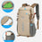AZELA A1323 Large Capacity Lightweight Outdoor Sports Backpack Waterproof Nylon Hiking Daypack - Khaki - 7
