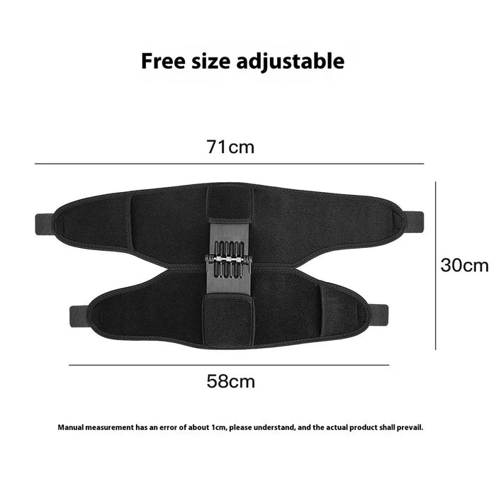 AB185 1Pc Knee Joint Support Brace Outdoor Hiking Sports Patella Protection Adjustable Compression Guard - Black - 6