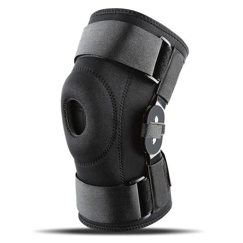 AB188 1Pc Professional Sports Knee Brace Fitness Running Patella Protection Compression Knee Guard - Black S - 1