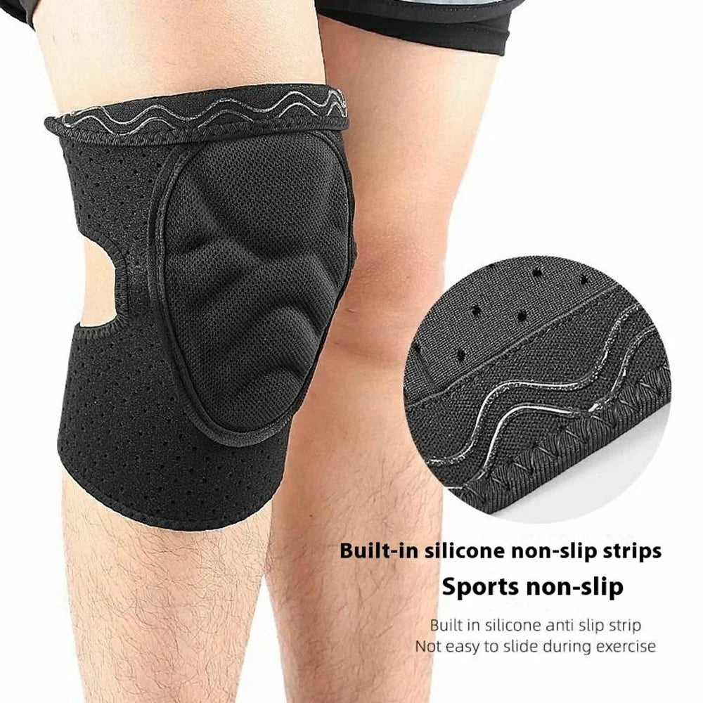 120 1Pc Knee Pad Soft Lined Adjustable Kneecap for Sports, Free Size - 5