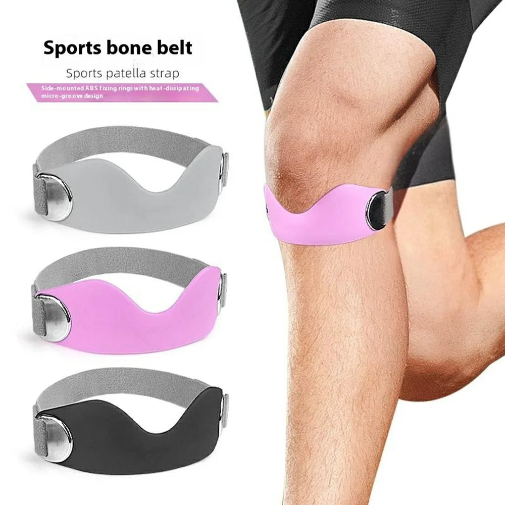 1PC 111 Sports Bone Band Patellar Tendon Support Strap Adjustable Non-Slip Knee Brace for Pain Relief / Arthritis / Tendonitis - Purple - 3