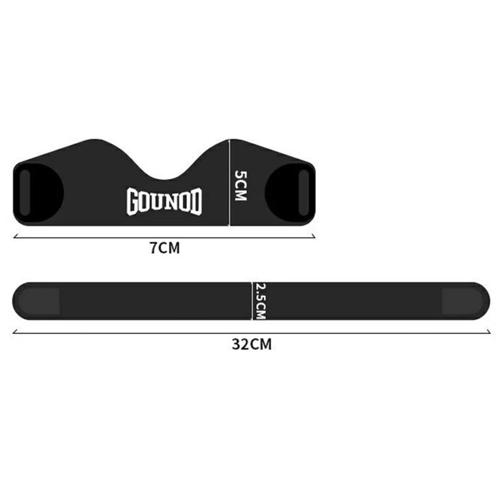 GOUNOD BGD001 1Pc Professional Knee Support for Basketball Running Sports Silicone Patella Strap - Black - 6