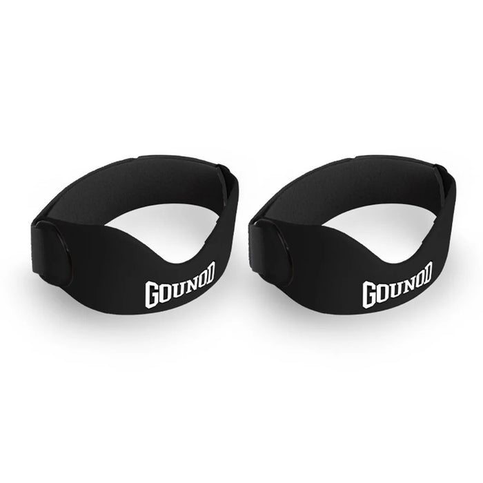 GOUNOD BGD001 1 Pair Professional Patellar Strap for Basketball Running Sports Silicone Knee Support - Black - 1