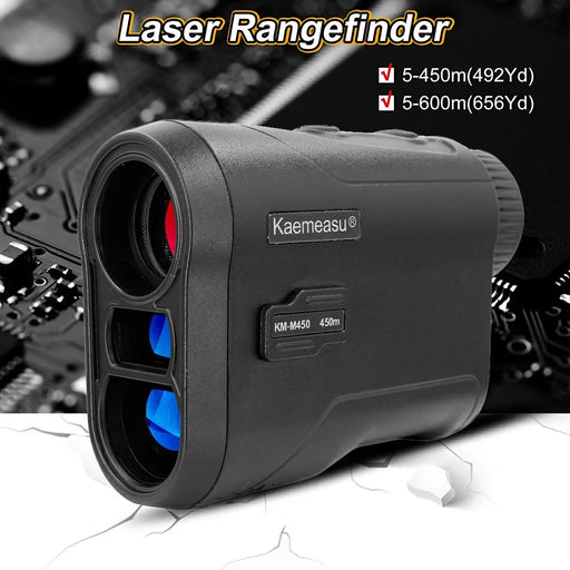 KAEMEASU Rechargeable Telescope Laser Rangefinder Distance Meter for Golf Hunting - KM-M450 - 2