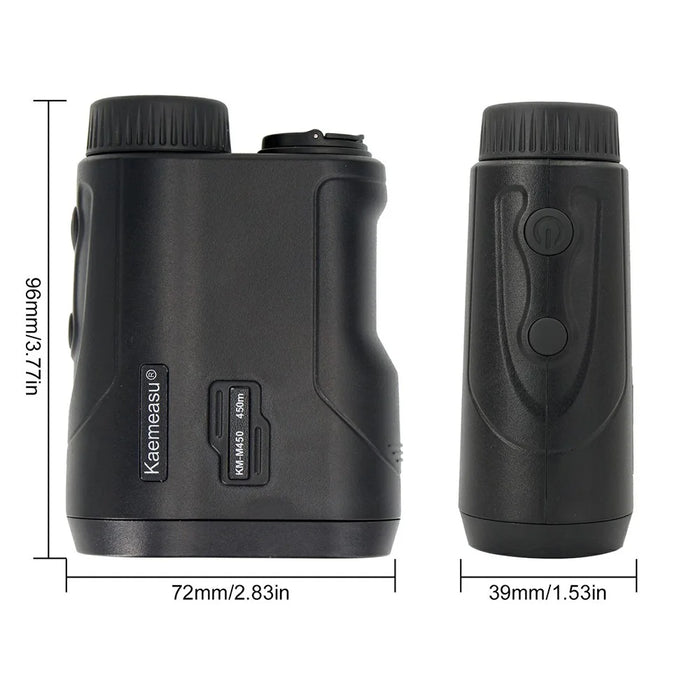 KAEMEASU Rechargeable Telescope Laser Rangefinder Distance Meter for Golf Hunting - KM-M450 - 5
