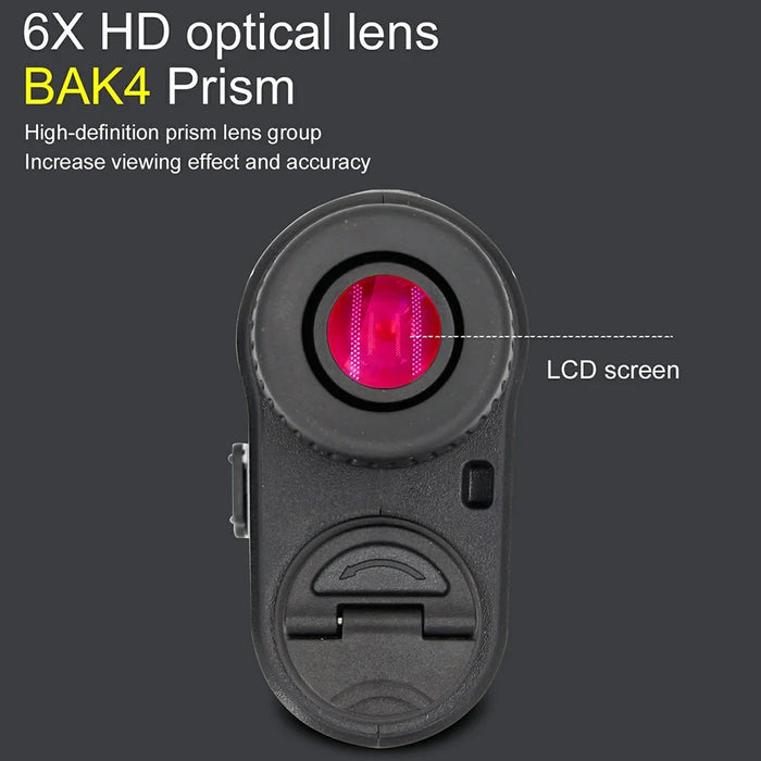 KAEMEASU Rechargeable Telescope Laser Rangefinder Distance Meter for Golf Hunting - KM-M450 - 7