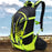 ANMEILU 1031A 20L Outdoor Sports Night Cycling Reflective Backpack 210D Nylon Waterproof Ultra Light Helmet Shoulder Bag - Black/Green - 7