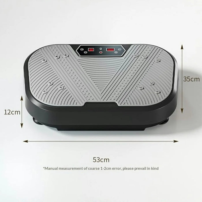 SZJ-04 Vibration Plate Machine Home Body Shaping Fat Burning Exercise Fitness Equipment EU Plug - Grey - 6