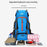 65L Hiking Backpack Large Capacity Water Resistant Camping Bag Multi Functional Travel Backpack - Baby Blue - 5