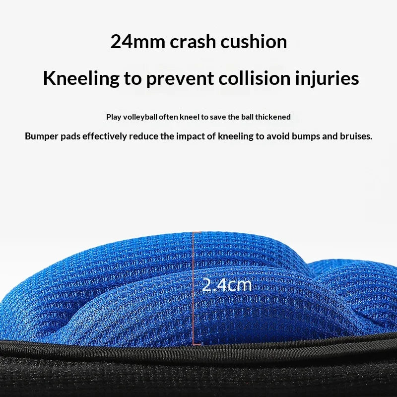 VBOSI 0977V 1 Pair Sports Knee Pads Shock Absorbing Outdoor Protective Gear for Cycling Dance Yoga - M Black - 4