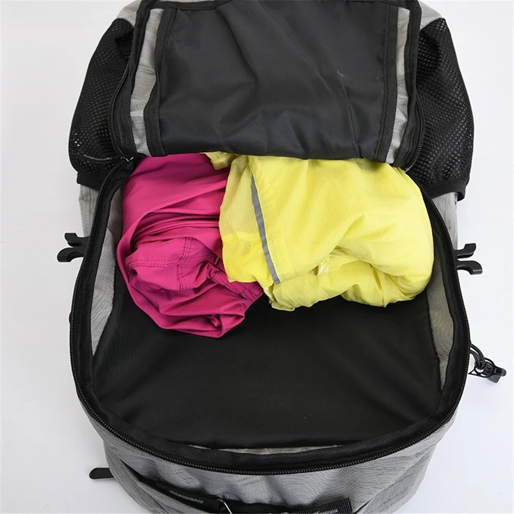 FREE KNIGHT FK0391 Outdoor Travel Cycling Hiking Mountaineering Bag Waterproof Nylon Backpack - Red - 5