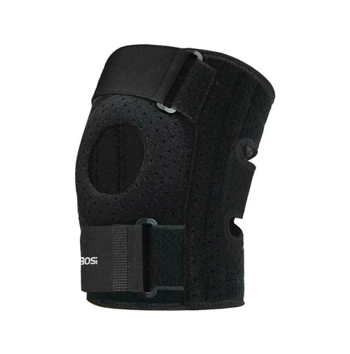 VBOSI 4238V 1Pc Knee Brace Professional Sports Knee Support Built-in 4 Springs Knee Pad for Running Cycling Basketball - L/Black - 1