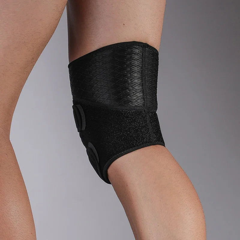 VBOSI 0138V 1Pc Sport Knee Brace Compression Knee Support with Patella Stabilizer for Basketball Football Cycling - Black - 5
