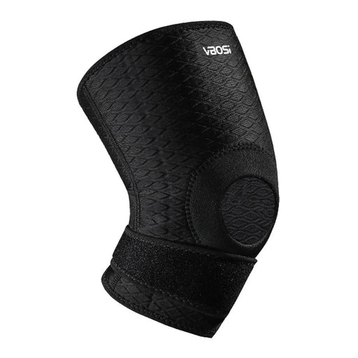 VBOSI 1138V 1Pc Sports Knee Pad Shock Absorption Meniscus Protection Knee Brace for Basketball Running Cycling - Black - 1