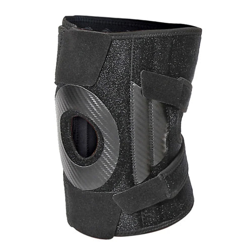 7933 1Pc Knee Brace 4 Spring Support Patella Stabilization Protection Knee Pad for Basketball Running - Color Bag Packaging - 1