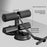 Sit Up Assistant Bar Home Gym Equipment 3-Level Height Adjustable Suction Cup Abdominal Trainer - Black - 2