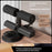 Sit Up Assistant Bar Home Gym Equipment 3-Level Height Adjustable Suction Cup Abdominal Trainer - Black - 5