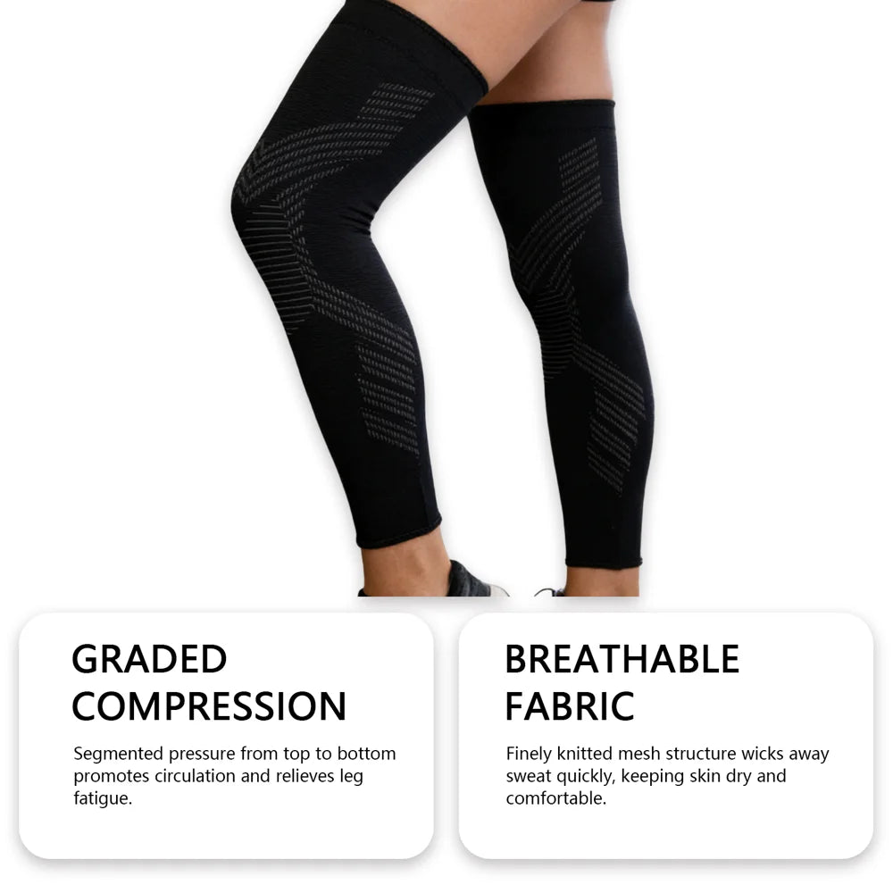 ZERILUNA 1Pc Knee Support Sleeve Moisture Wicking X-type Compression Brace for Running Basketball Fitness - White L - 4