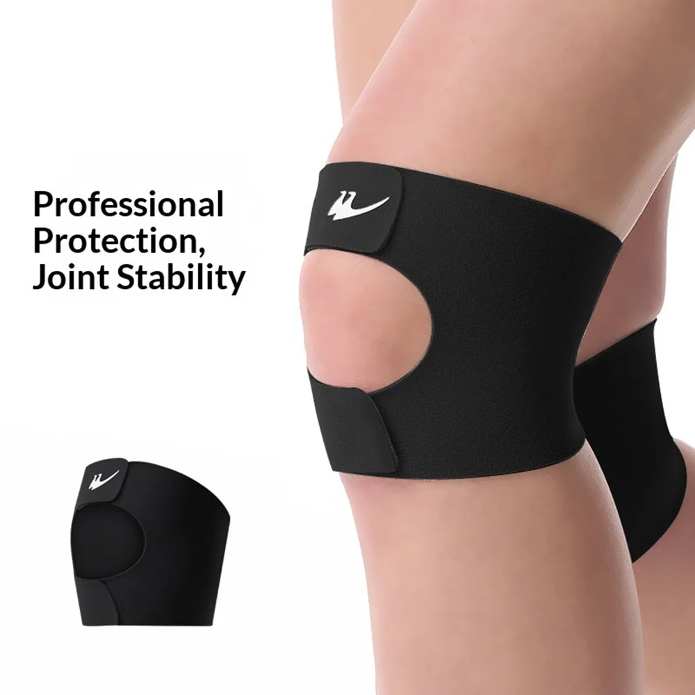 1Pc Anti-slip Knee Sleeve Ultra Thin Summer Knee Support for Running Badminton Sports - Black/L - 2