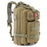 JUNSUNMAY J002 Large Hiking Backpack 30L Waterproof Bag Daypack Molle Shoulders Backpack for Outdoor Sports Camping Travel - Khaki - 1