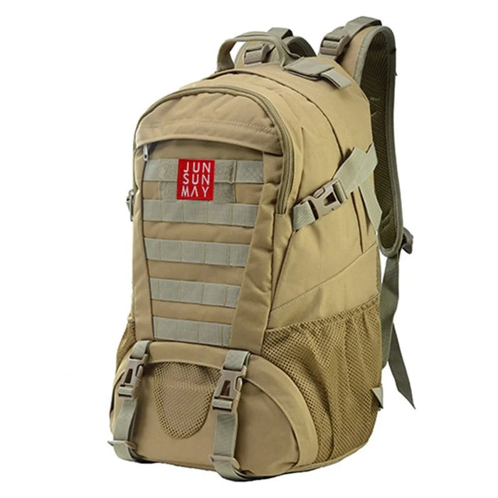 JUNSUNMAY J003 27L Waterproof Military Tactical Backpack Outdoor Army Assault Pack Hiking Trekking Rucksack - Khaki - 1