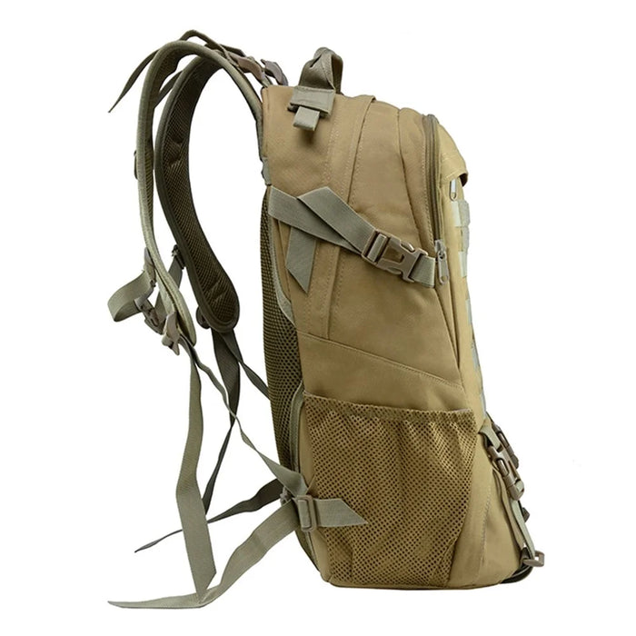 JUNSUNMAY J003 27L Waterproof Military Tactical Backpack Outdoor Army Assault Pack Hiking Trekking Rucksack - Khaki - 2