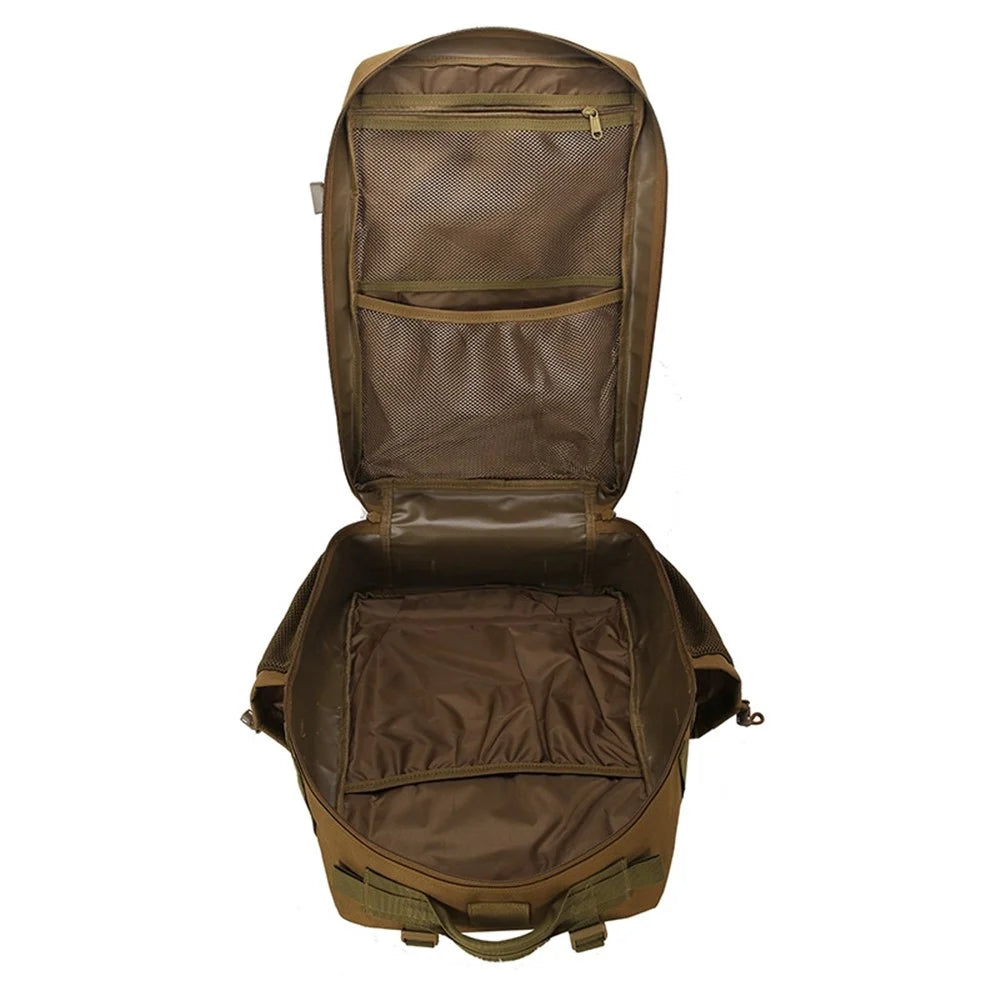 JSM J004 45L Multipurpose Hiking Trekking Rucksack Waterproof Large Military Tactical Backpack Outdoor Army Assault Pack - Army Green - 3
