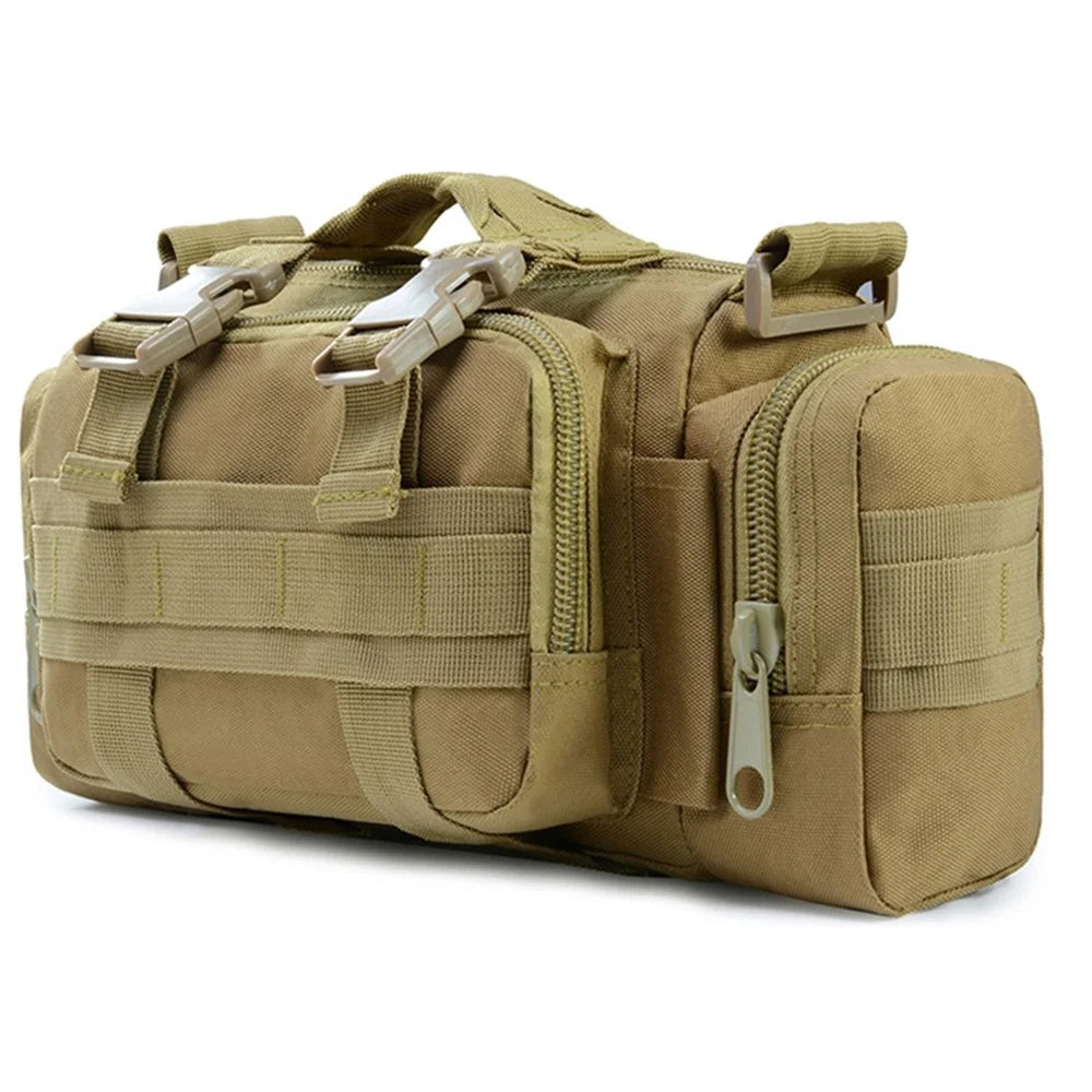 JSM J008 10L Sports Outdoor Waist Pack Molle Tactical Sling Bag Waterproof Hiking Fanny Pack - 1