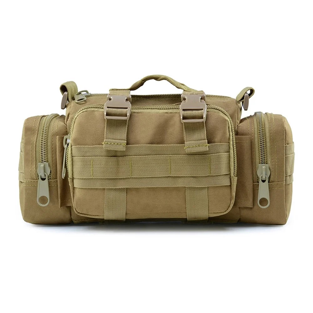 JSM J008 10L Sports Outdoor Waist Pack Molle Tactical Sling Bag Waterproof Hiking Fanny Pack - 4