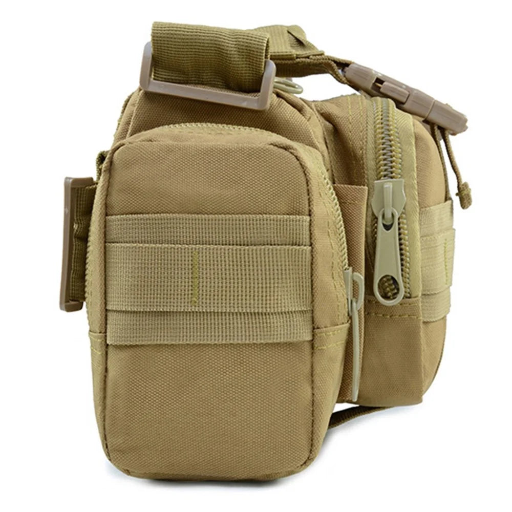 JSM J008 10L Sports Outdoor Waist Pack Molle Tactical Sling Bag Waterproof Hiking Fanny Pack - 5