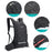 JUNLETU Running Polyester Vest Backpack Hiking Cycling Backpack Water Bottle Carrying Bag Large Capacity Shoulders Bag - Black - 5