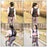 JUNLETU Running Polyester Vest Backpack Hiking Cycling Backpack Water Bottle Carrying Bag Large Capacity Shoulders Bag - Black - 7