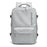 OUTWALK Large Capacity Travel Nylon Waterproof Men Backpack Laptop Clothes Storage Dual Shoulders Bag - Light Grey - 1