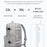 OUTWALK Large Capacity Travel Nylon Waterproof Men Backpack Laptop Clothes Storage Dual Shoulders Bag - Light Grey - 2